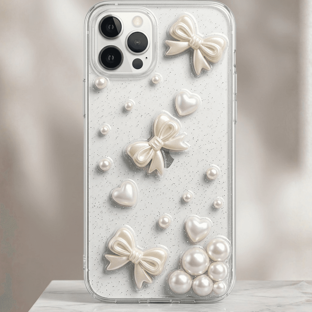 Pearl Bow Phone Case